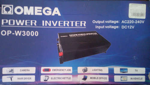 Omega 12v - 3000W Power Inverter (OP-3000 / Display)
