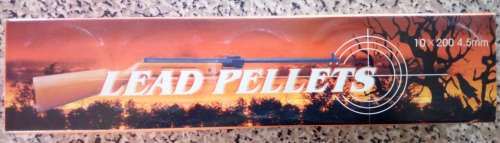 SPA 4.5mm Lead Pellets (10 x 200piece) 1 bid for all 2000