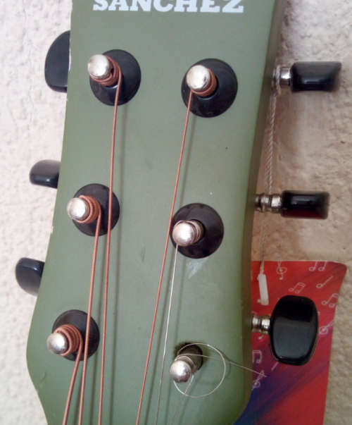 30inch Camo Motif Sanchez Guitar (Please Read)