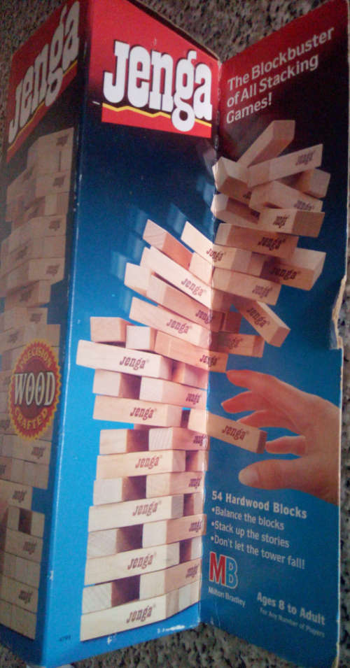 Wooden Chess Pieces Plus Wooden Jenga Bocks
