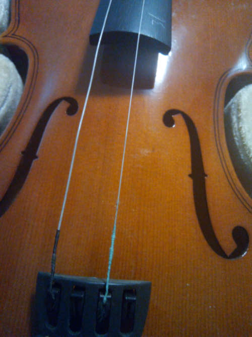 (Require 2 Strings and Bridge) Full Size Violin With Bow & Case -  (JYN-E900) 4/4