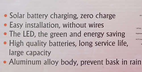 300W Large Solar Floodlight (up to 30 hours per charge) - No Panel