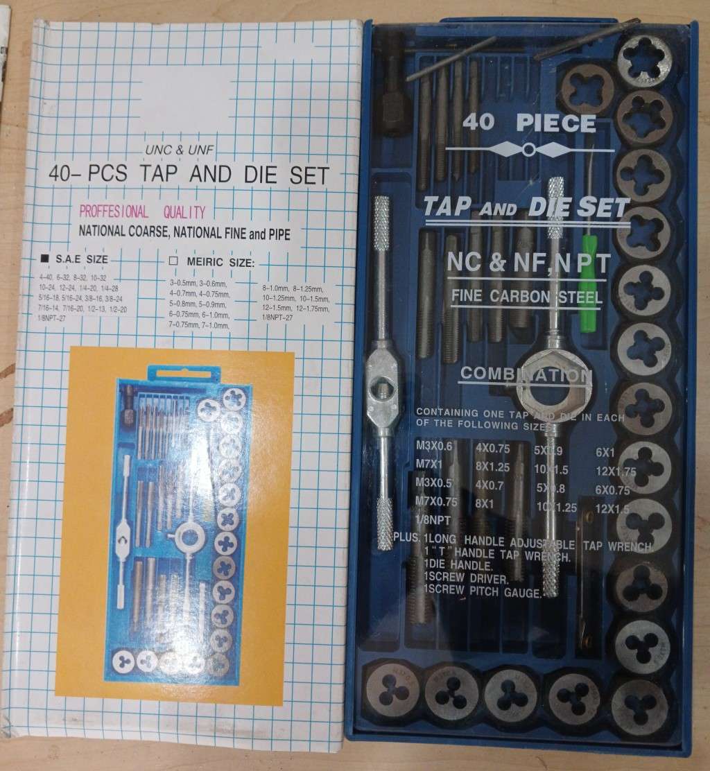 40 Piece Tap and Die Set