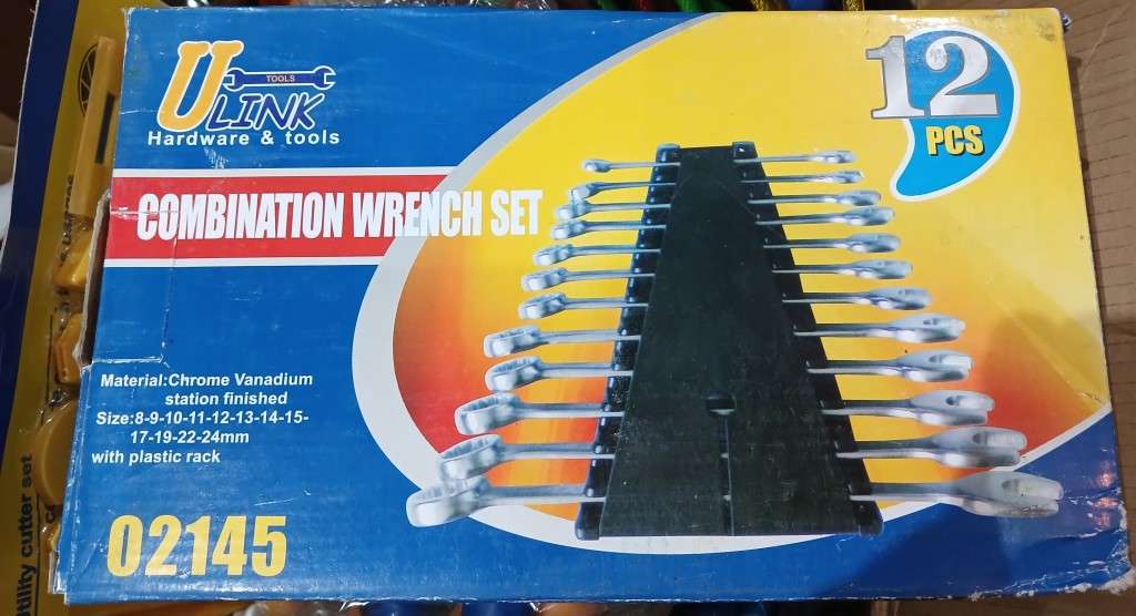 12 Piece Cr-V (8 - 15mm, 17, 19, 22 & 24mm)