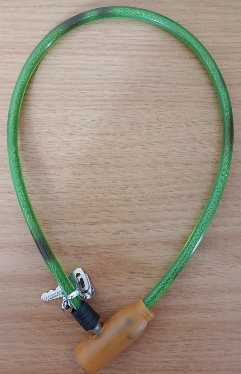 10 Piece 600mm Steel Rope PC/Bicycle Lock