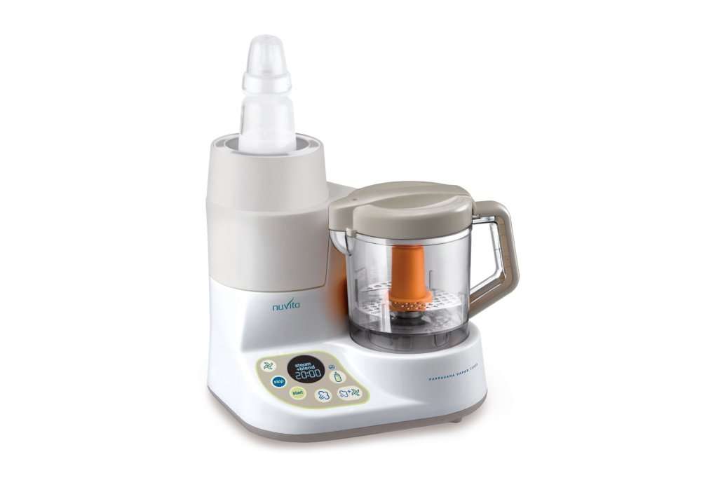 Nuvita Pappasana Vapor Combo 6-in-1 Food Processor, Steamer & Bottle Warmer (Plug Change)