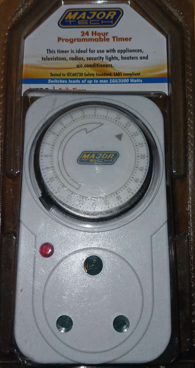 Majortech 16A 24hr timer