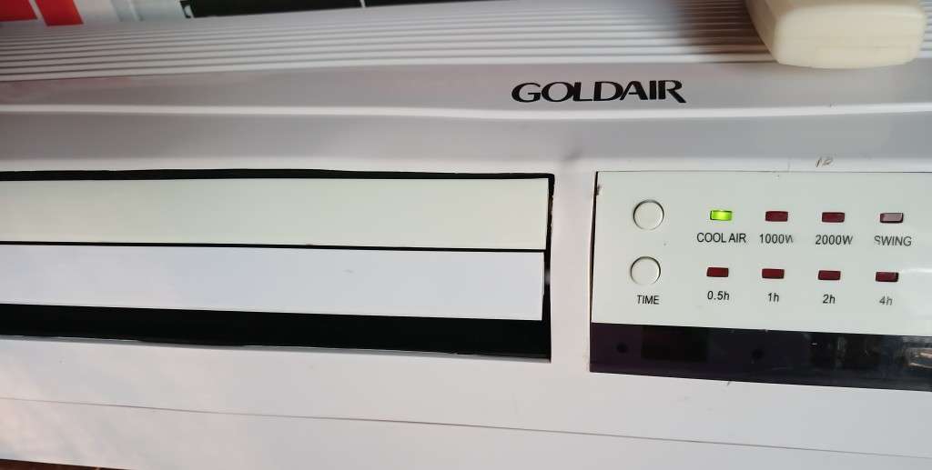 Please Read - Goldair PTC Wall Mounted Fan/Heater GWP-2000A (Remote Controlled) Package Wear