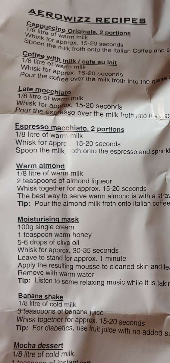 AiroWizz Portable Whisker (1 bid for 2 units)