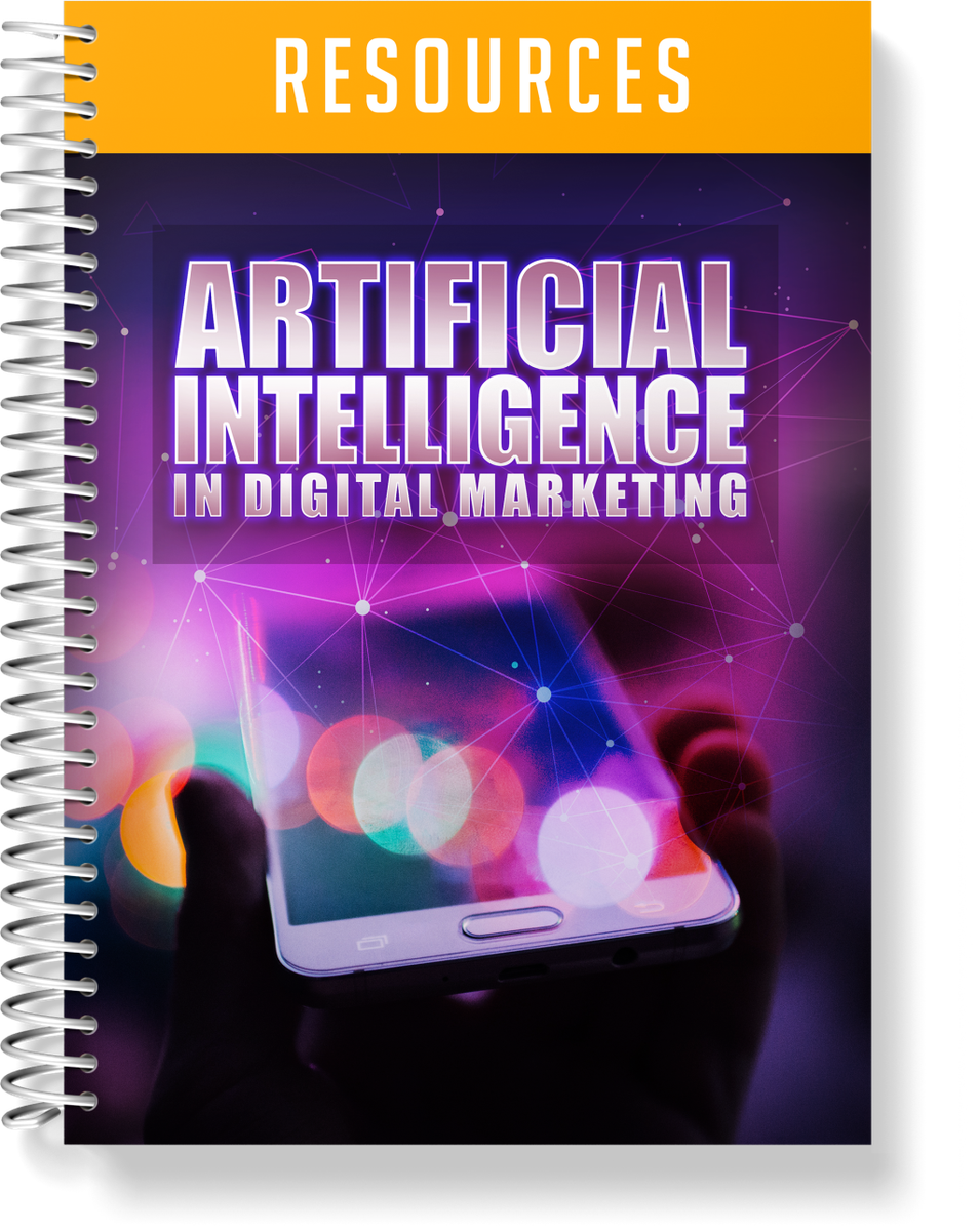 Artificial Intelligence In Digital Marketing - 25 Pages Ebook Mindmap Resources Cheat Sheet SET