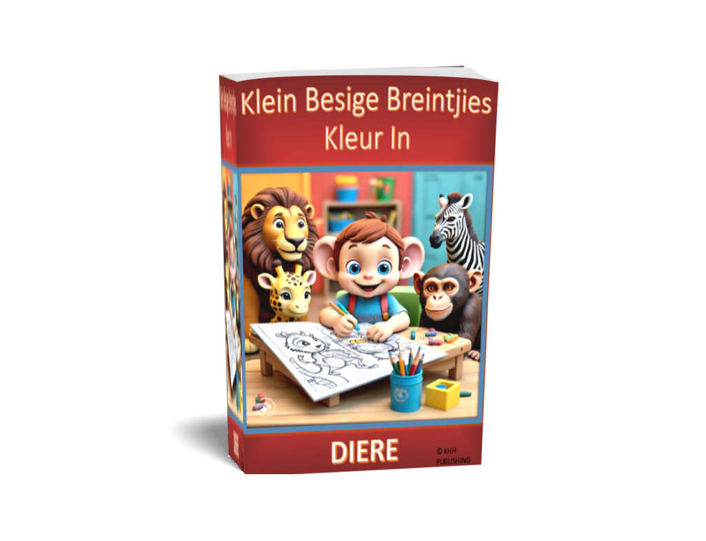 Klein Besige Breintjies Kleur In:  DIERE - Inkleur eBoek