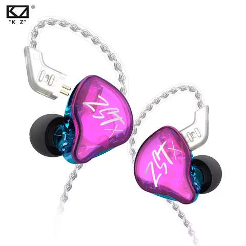 KZ ZST X 1DD+1BA Hybrid In-ear monitor earphones