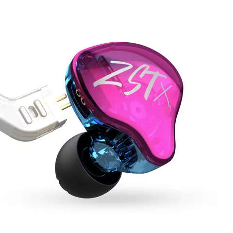 KZ ZST X 1DD+1BA Hybrid In-ear monitor earphones