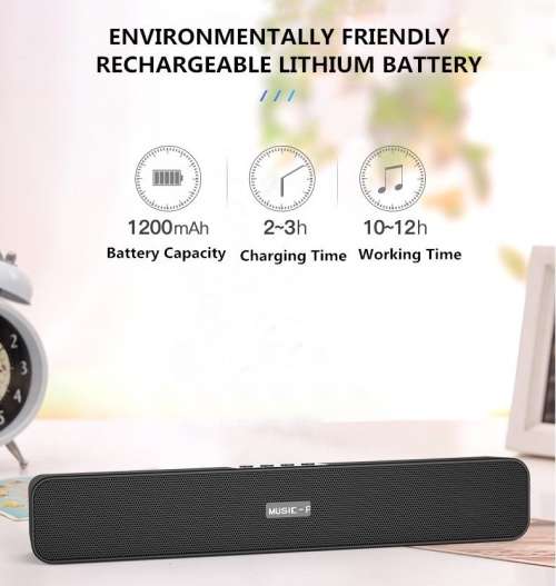 NEW MODEL POWERFUL CRISP BASS WIRELESS BLUETOOTH SOUNDBAR 2.0- FM-SD-USB-DISCOLIGHT