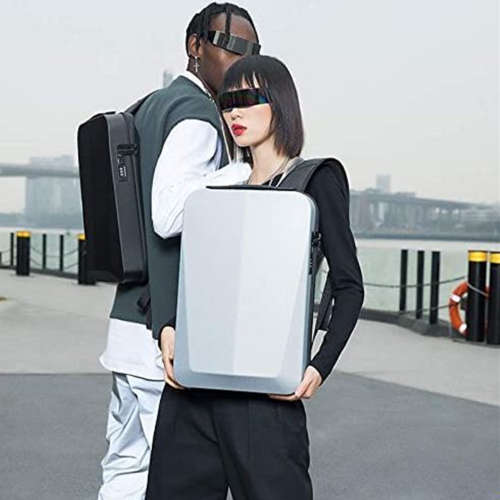 Fashion waterproof hard shell laptop bag mountaineering travel anti-theft backpack