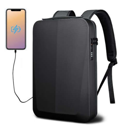 Fashion waterproof hard shell laptop bag mountaineering travel anti-theft backpack