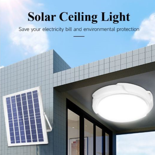 40W Solar Ceiling Lamp Home Chandelier Corridor Light with Remote Control
