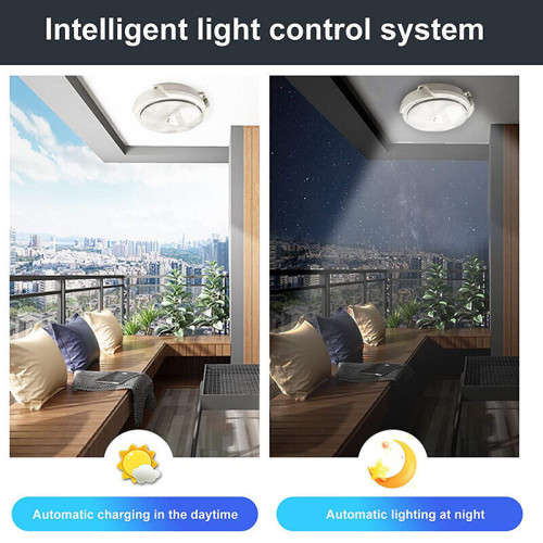 40W Solar Ceiling Lamp Home Chandelier Corridor Light with Remote Control