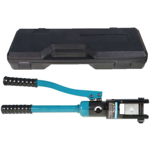 Electrician`s integral manual hydraulic pliers multi-function crimper tool kit