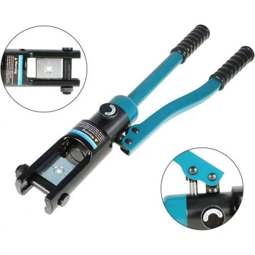 Electrician`s integral manual hydraulic pliers multi-function crimper tool kit