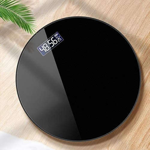Digital Kitchen Scale Round Glass Scale Smart LCD Display Electronic Scale