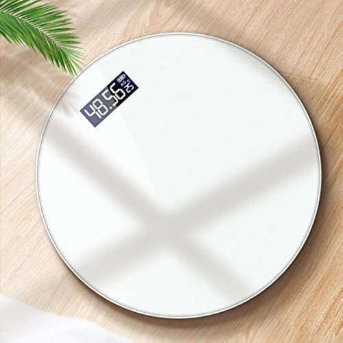 Digital Kitchen Scale Round Glass Scale Smart LCD Display Electronic Scale