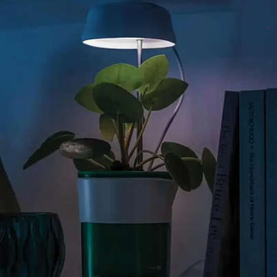 LED Plant Light Automatic Watering Desktop Flower Pot