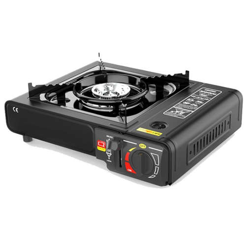 Outdoor cassette stove, portable hot pot, outdoor barbecue stove, household dual-purpose gas stove
