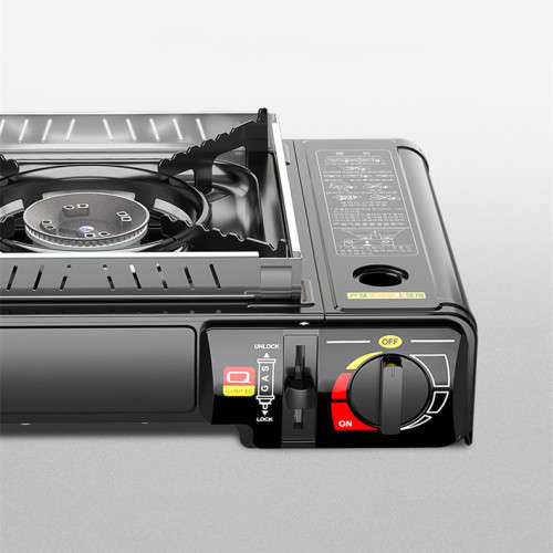 Outdoor cassette stove, portable hot pot, outdoor barbecue stove, household dual-purpose gas stove