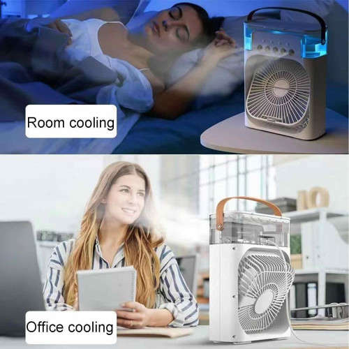 Mini air conditioning fan humidifier spray fan mobile air conditioning fan desktop cooling fan