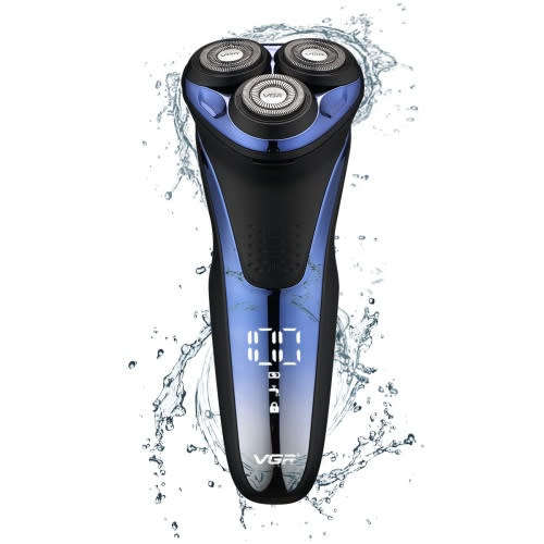 VGR Men`s Electric Shaver Washable Household Waterproof Lightweight Shaver for Men
