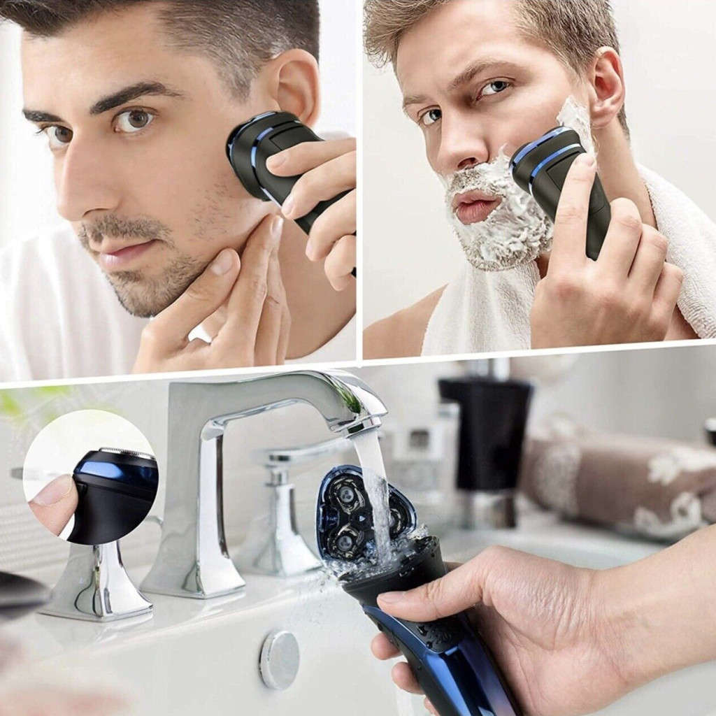 VGR Men`s Electric Shaver Washable Household Waterproof Lightweight Shaver for Men