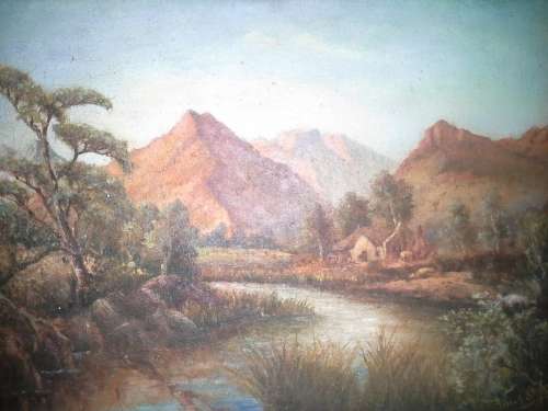 Beautiful Antique Painting. Signed Tinus de Jongh. Free Courier Shipping + Mystery Bonus !