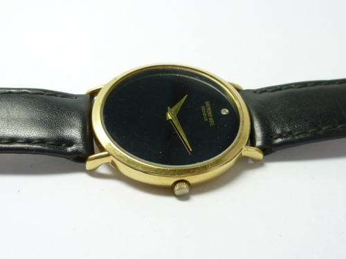 RAYMOND WEIL BLACK DIAMOND GENTS WATCH!