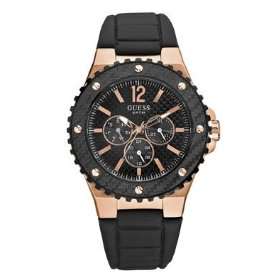 GUESS Sport Gents Strap Black and Gold