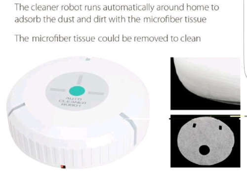 NEW MINI ROBOT CLEANER AUTO MICROFIBER MOP