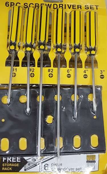 Screwdrivers 6 Piece Set
