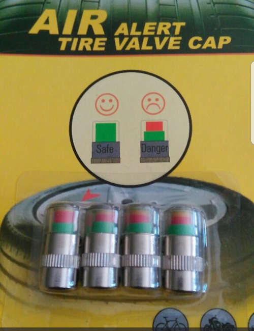 Tyre presure caps