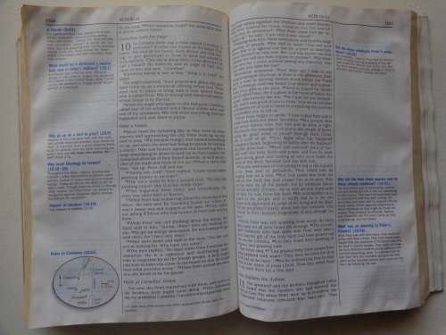 The Quest Study Bible NIV soft cover book  covered with plastic wrap - read further