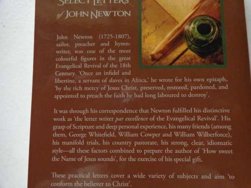 SELECT LETTERS of JOHN NEWTON new
