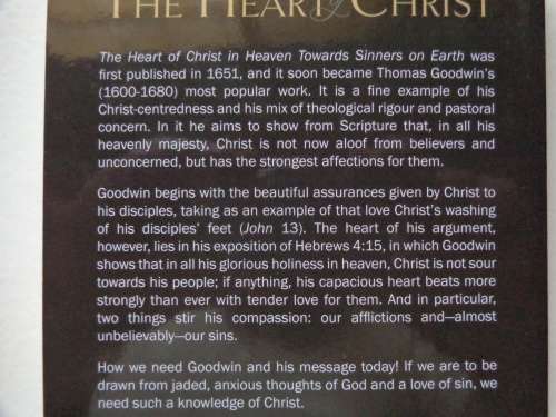 THE HEART of CHRIST - Thomas Goodwin - new