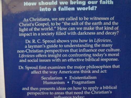 Lifeviews - Make a Christian Impact on Culture and Society - R.C. SPROUL new