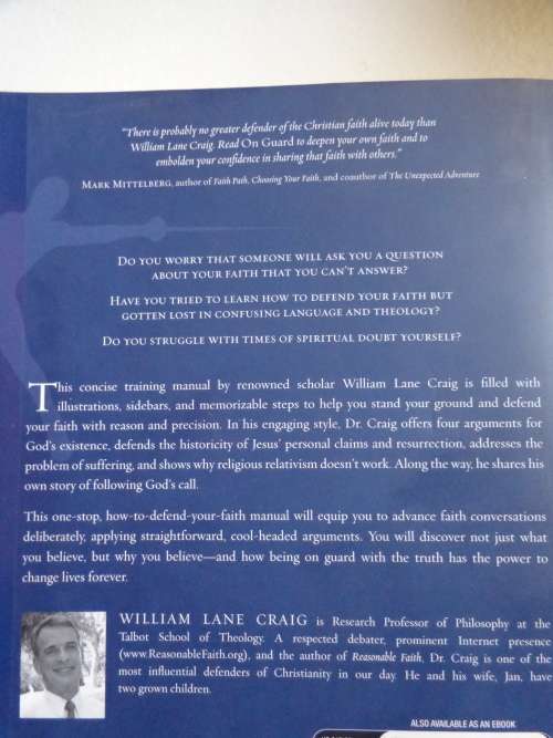 ON GUARD, Defending Your Faith with Reason and Precision -  as New, WILLIAM LANE CRAIG