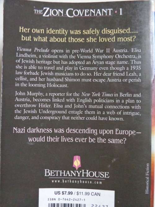 Vienna Prelude BODIE THOENE  'The Zion Covenant 1' as new