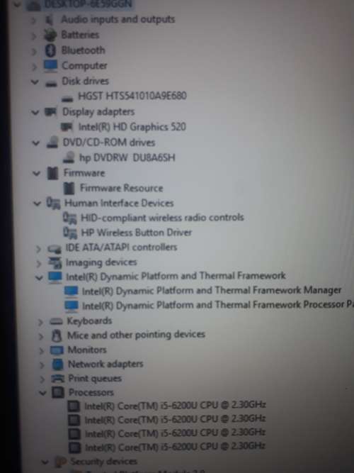 HP STAR WARS SPECIAL EDITION NOTEBOOK 15.6 6200U 6th GEN. 2.3 - 2.8GHZ