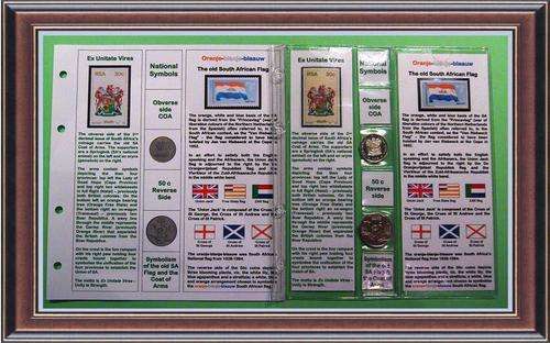 Coin puzzle 1c - national symbols - the complete puzzle 1