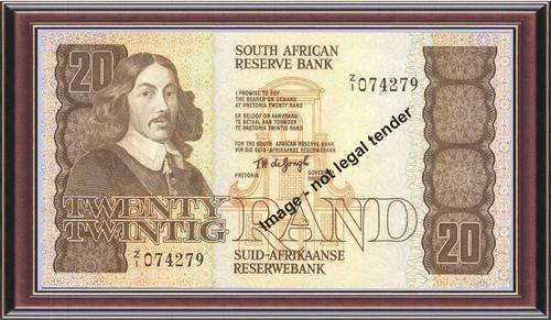 South Africa: R20 Version 3r (Eng predom) TW4 Replacement Z/1  Unc-