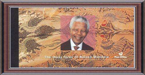 Philately 7. Booklet  8. 2001 Nov 26: The many faces of Mandela