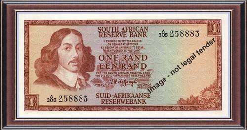 South Africa: R1 Version 4A (Afr) OR 4E (Eng) TW1a Unc-