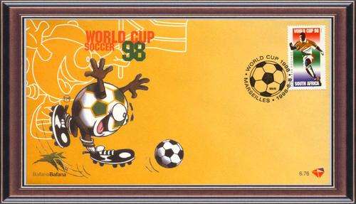 Philately 8:  World cup soccer. A1.a 1998  FDC 6.76